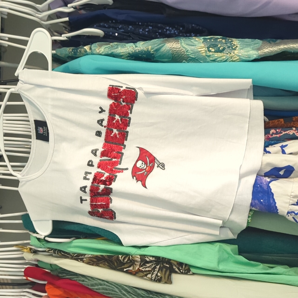 Sparkly NFL Tampa Bay Buccs Shirt
